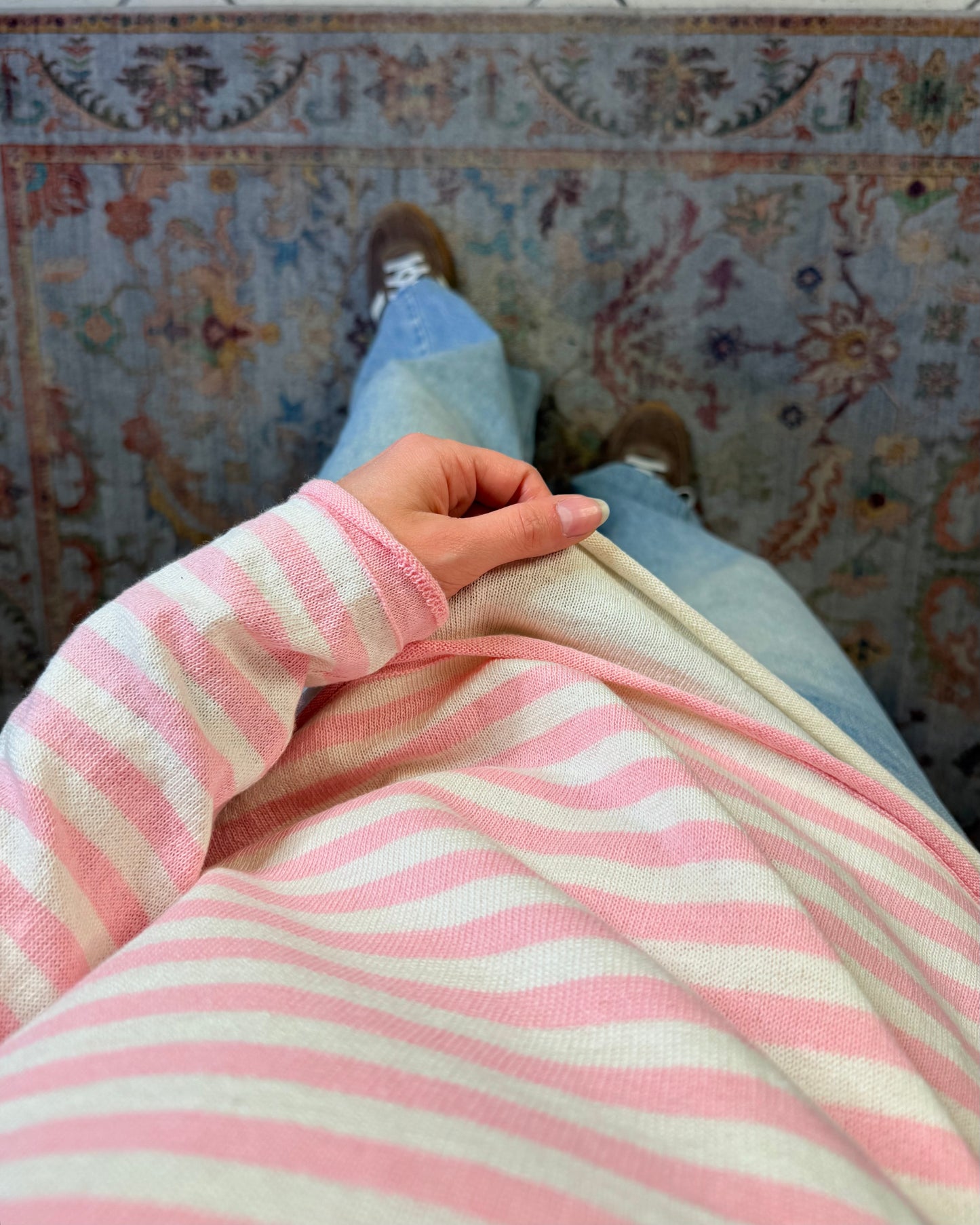 Maglioncino combinato in cotone