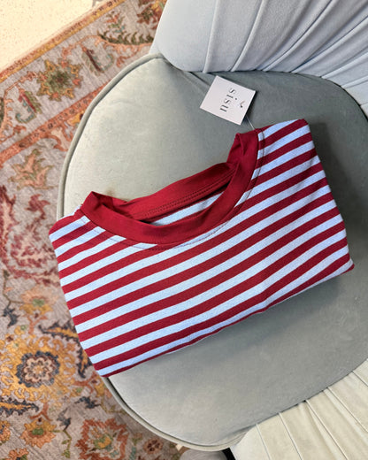 Maglia oversize a righe