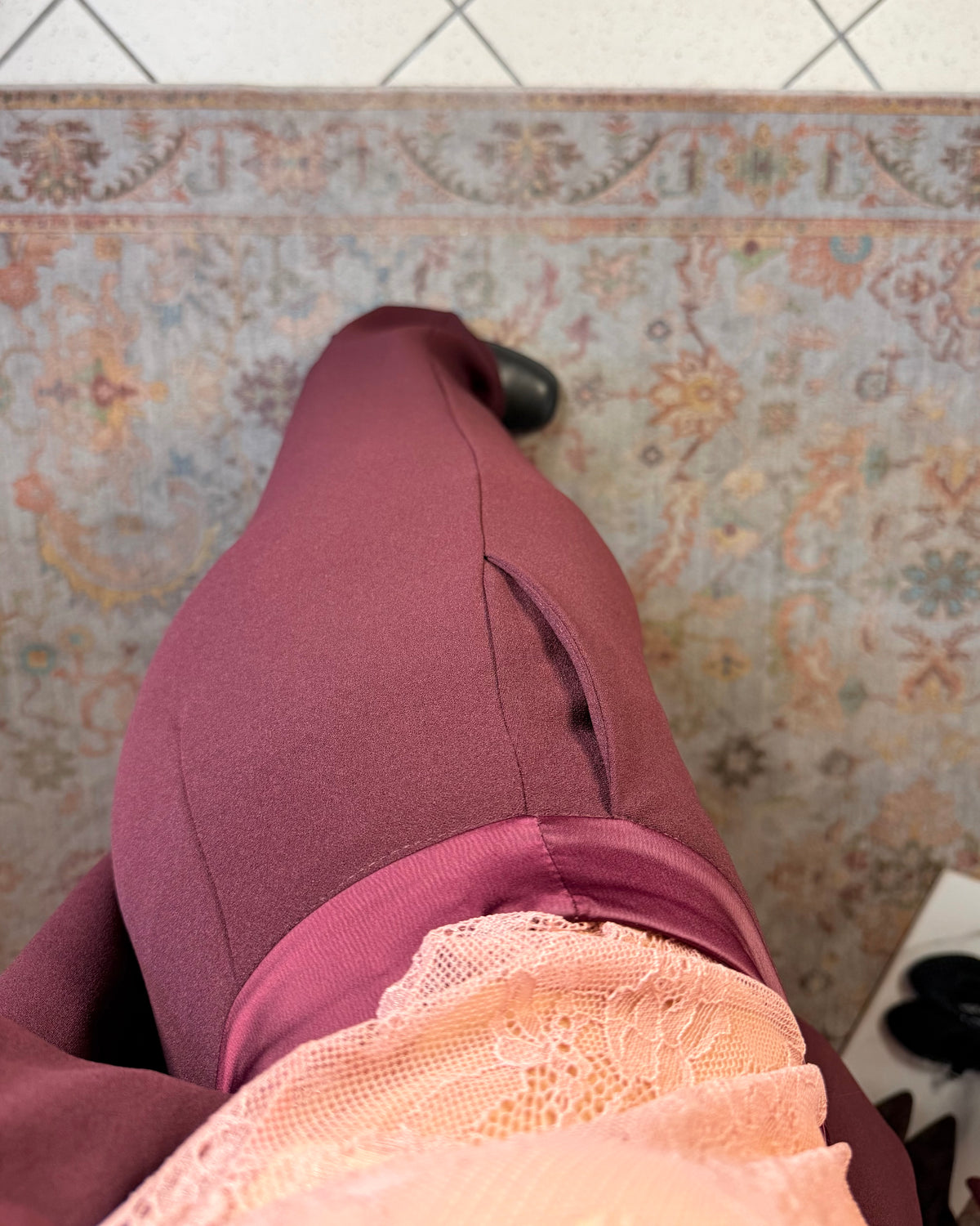 Tailleur inserti raso