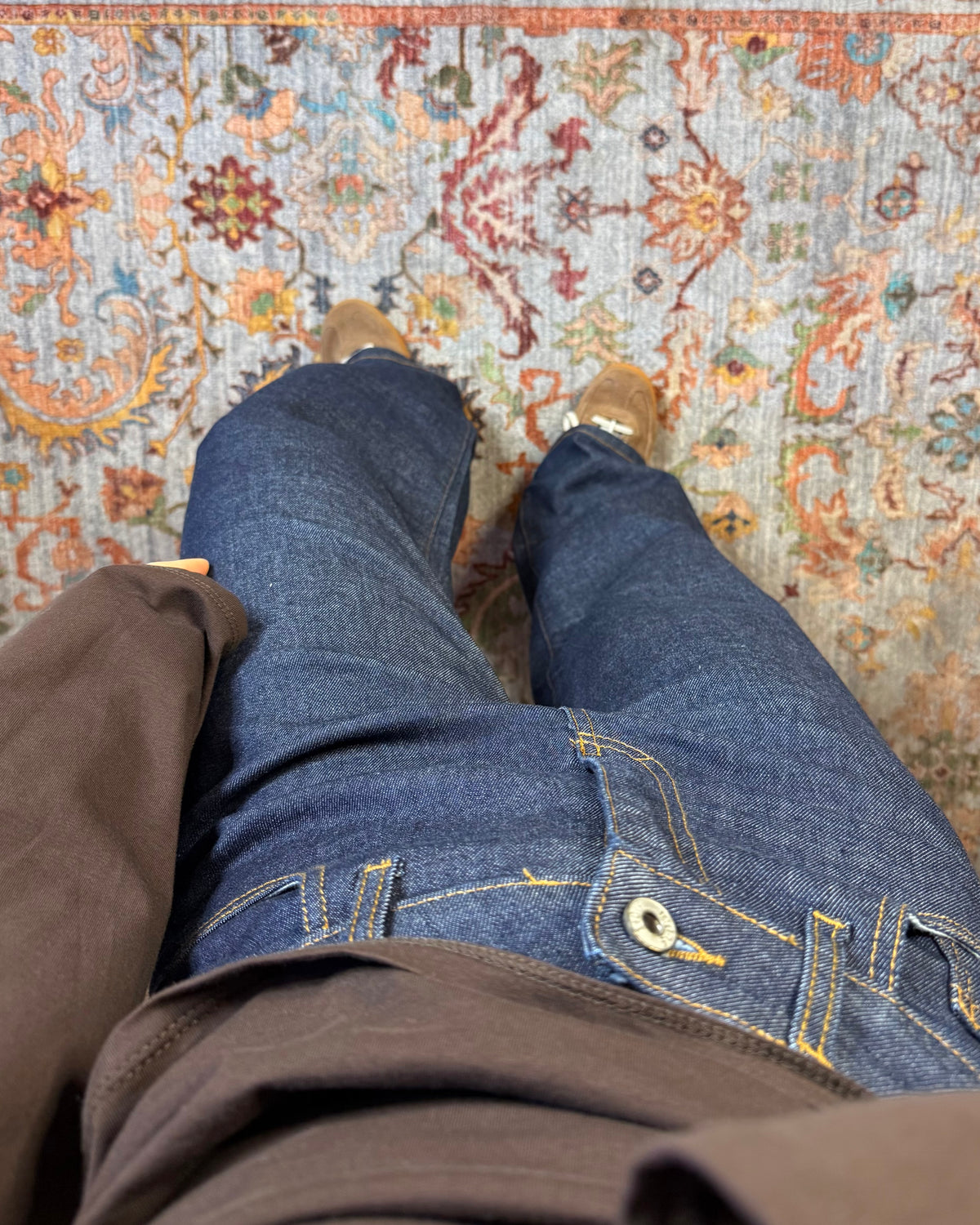 Jeans baggy lavaggio scuro