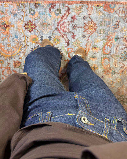 Jeans baggy lavaggio scuro