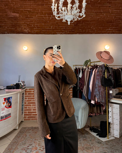 Blazer in velluto