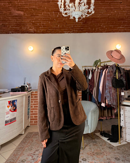 Blazer in velluto